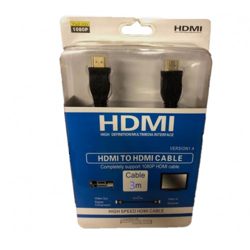 HDMI CABLE 3.0M COMPLETELY SUPPORT 1080P