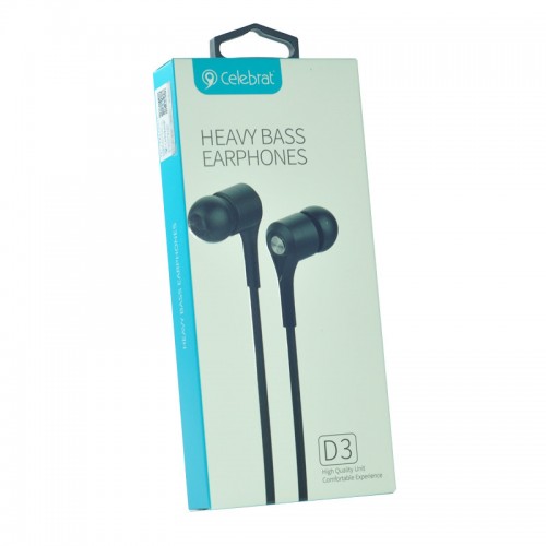 CELEBRATE HEAVY BASS D3 EARPHONE WITH MICROPHONE