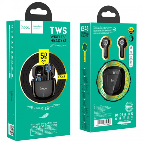 Hoco ES45 TWS Harmony sound Wireless headset with charging case