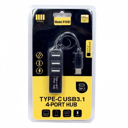 TYPE-C USB 3.1 4-PORT HUB
